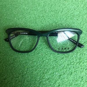 LAMB OPTICAL GLASSES LA020 IN GREEN/ GUNMETAL